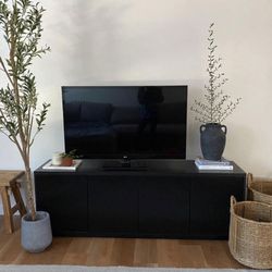 black tv stand