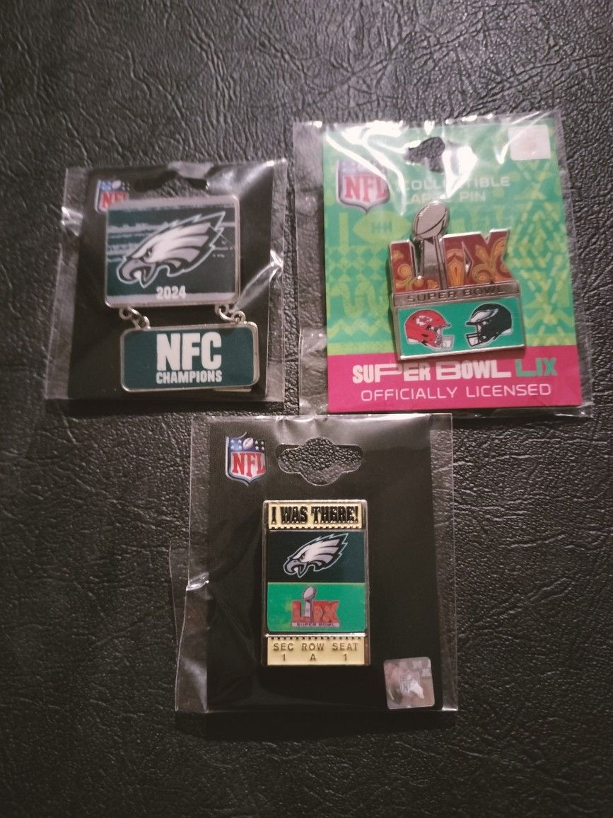 Philadelphia Eagles Super Bowl LIX Pins - 3