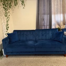 Blue sofa