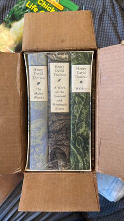 Henry David Thoreau Book Collection