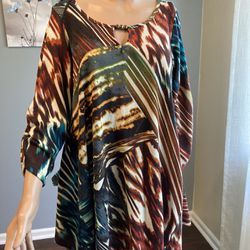Hip Women's Avenue Boho Tunic, Large and Colorful, Excellent