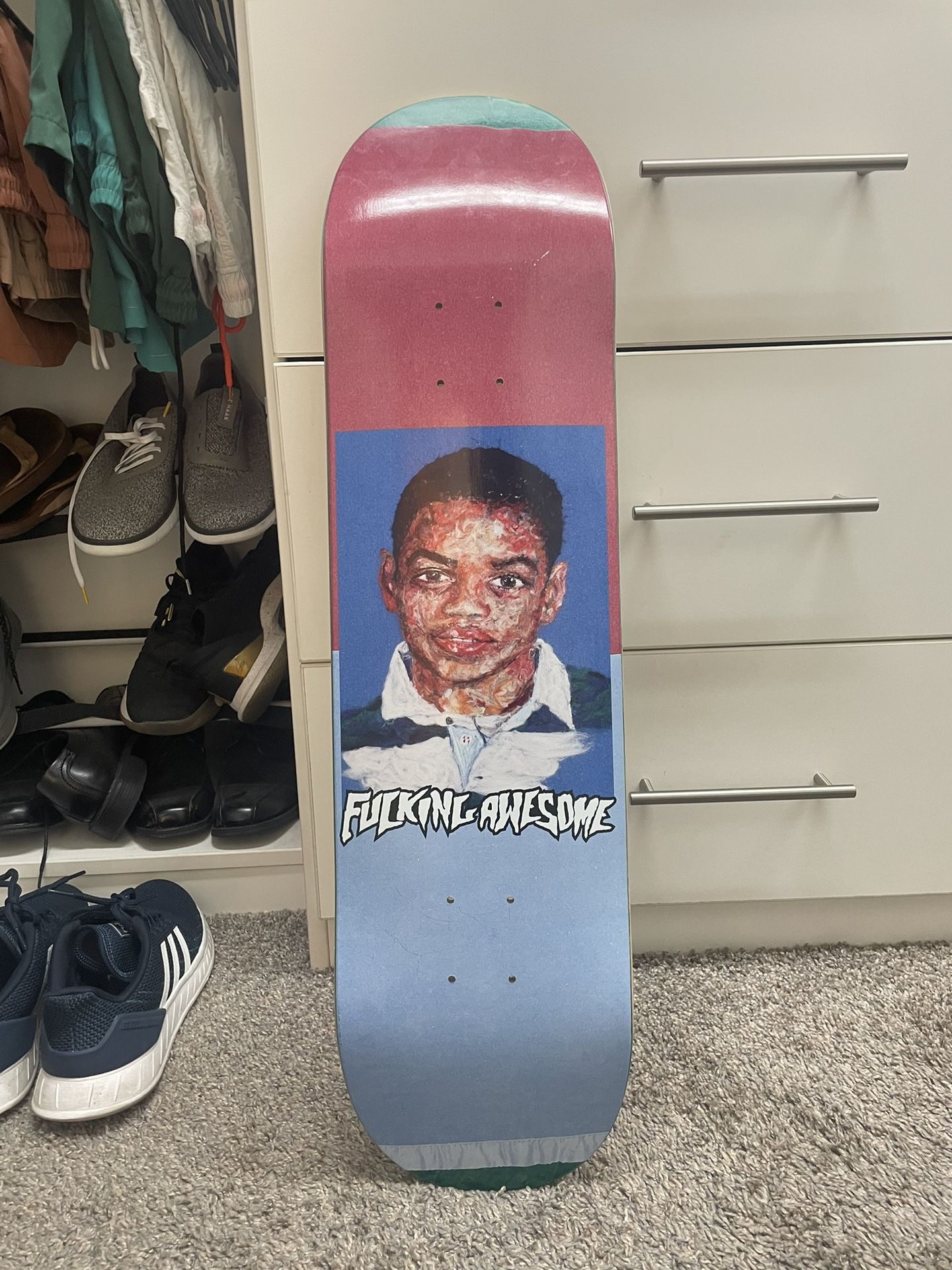Tyshawn Jones FA Class photo Skateboard Deck for Sale in Tulare 