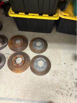 2x Front 4x rear Porsche Boxster S 2001 brake rotors