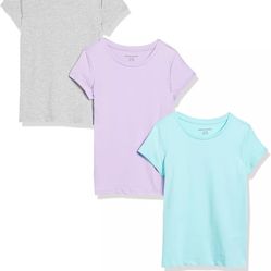 3 Pack Crew Neck T Shirts Girls Size 12 