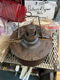 Vintage Cleveland Torch Road Flare / Smudge Pot