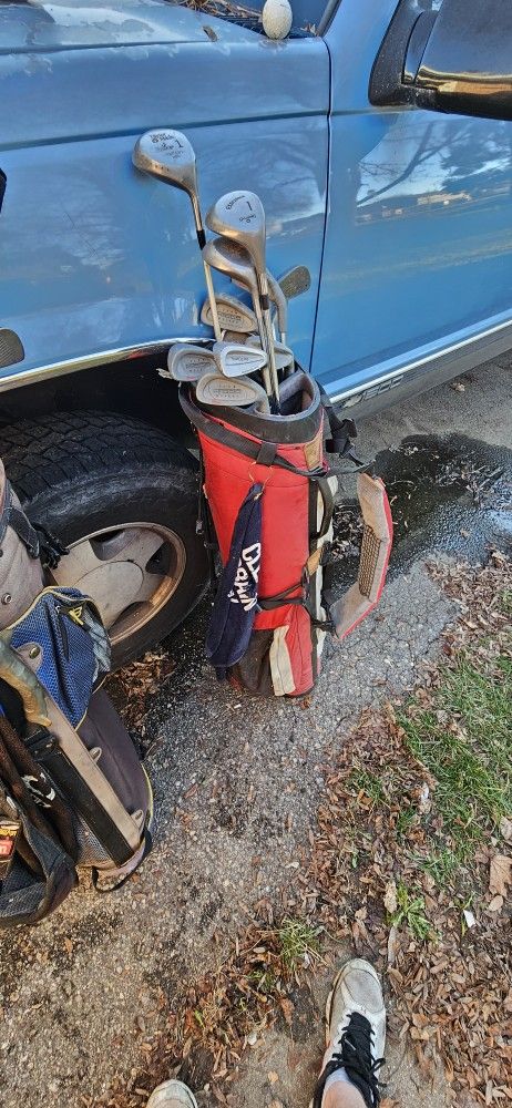 Golf Bags And Clubs