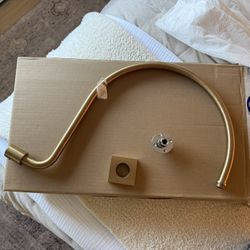 CAL FAUCETS  Satin Bronze - Curved Shower Arm