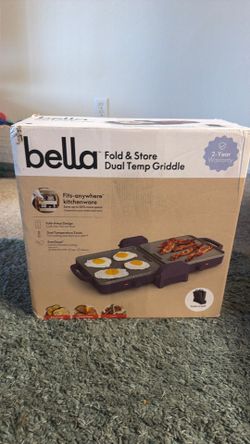 Bella Fold & Store Dual Temp Griddle