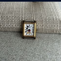 Vintage  Disney Gold and Silver Watch Face 
