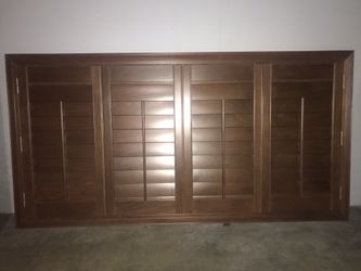 Wood shutters