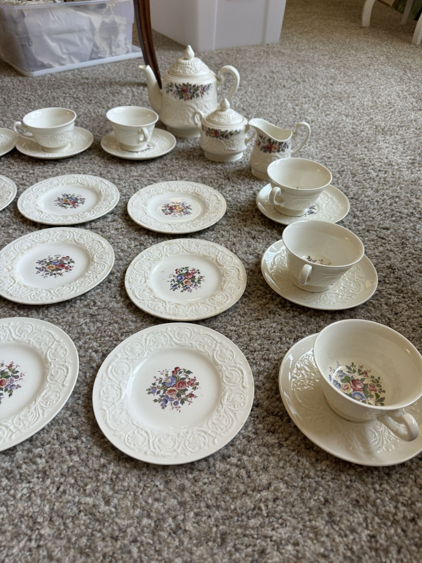 🌿Vintage Full Set Wedgewood China/ Patrician pattern