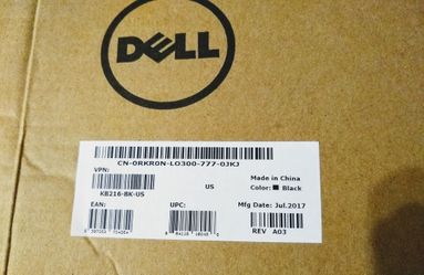 Dell KB216 USB Multimedia Keyboard - Black