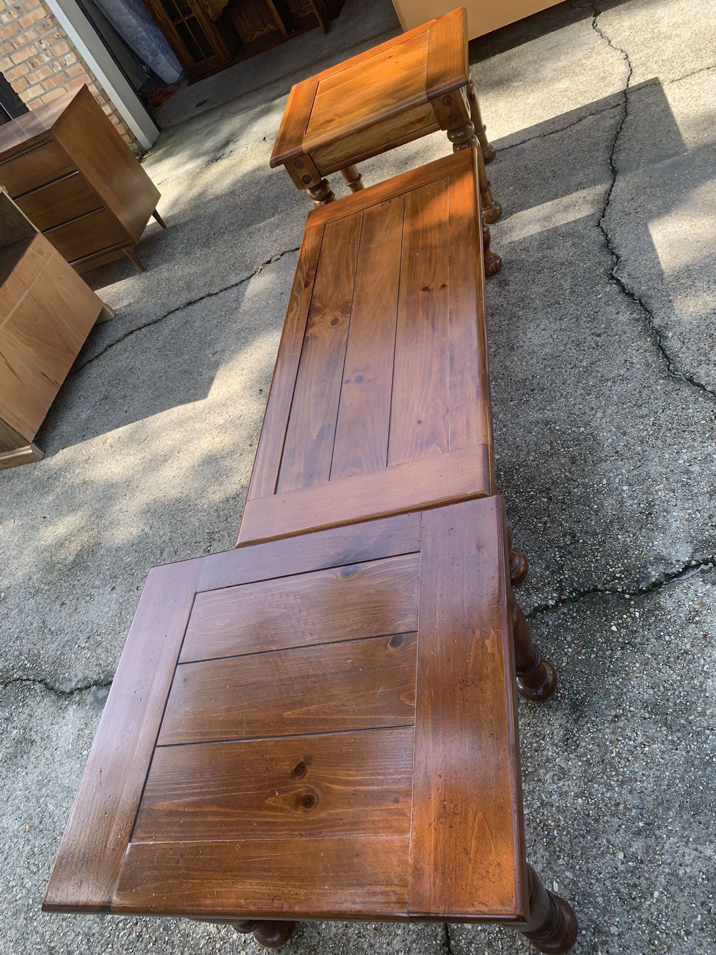 Coffee Table And 2 End Tables