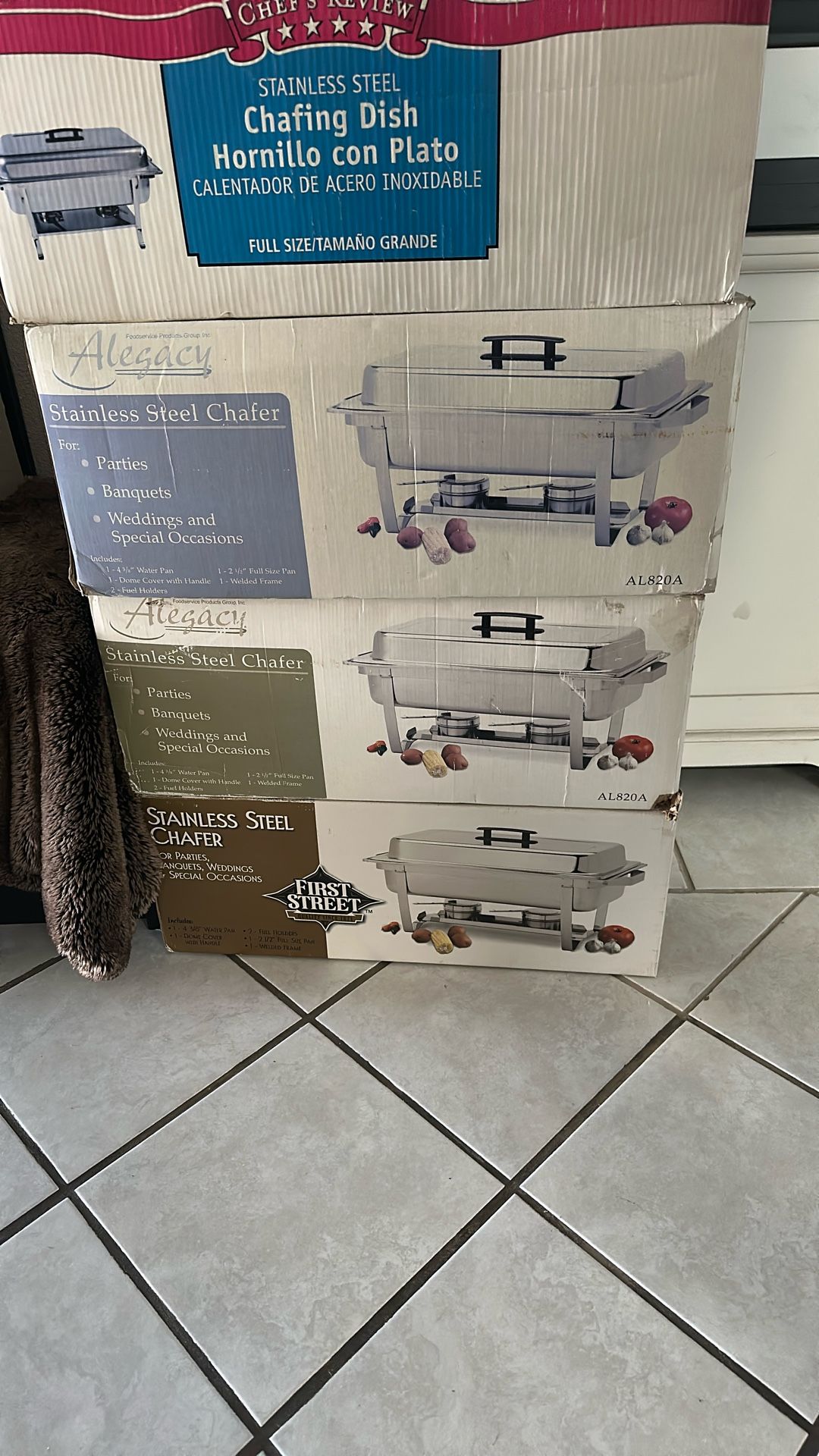 Stainless Steel Chafer