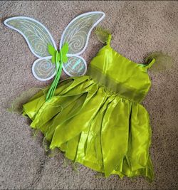 Disney Tinkerbell Costume Dress - Size: 4-5 years old