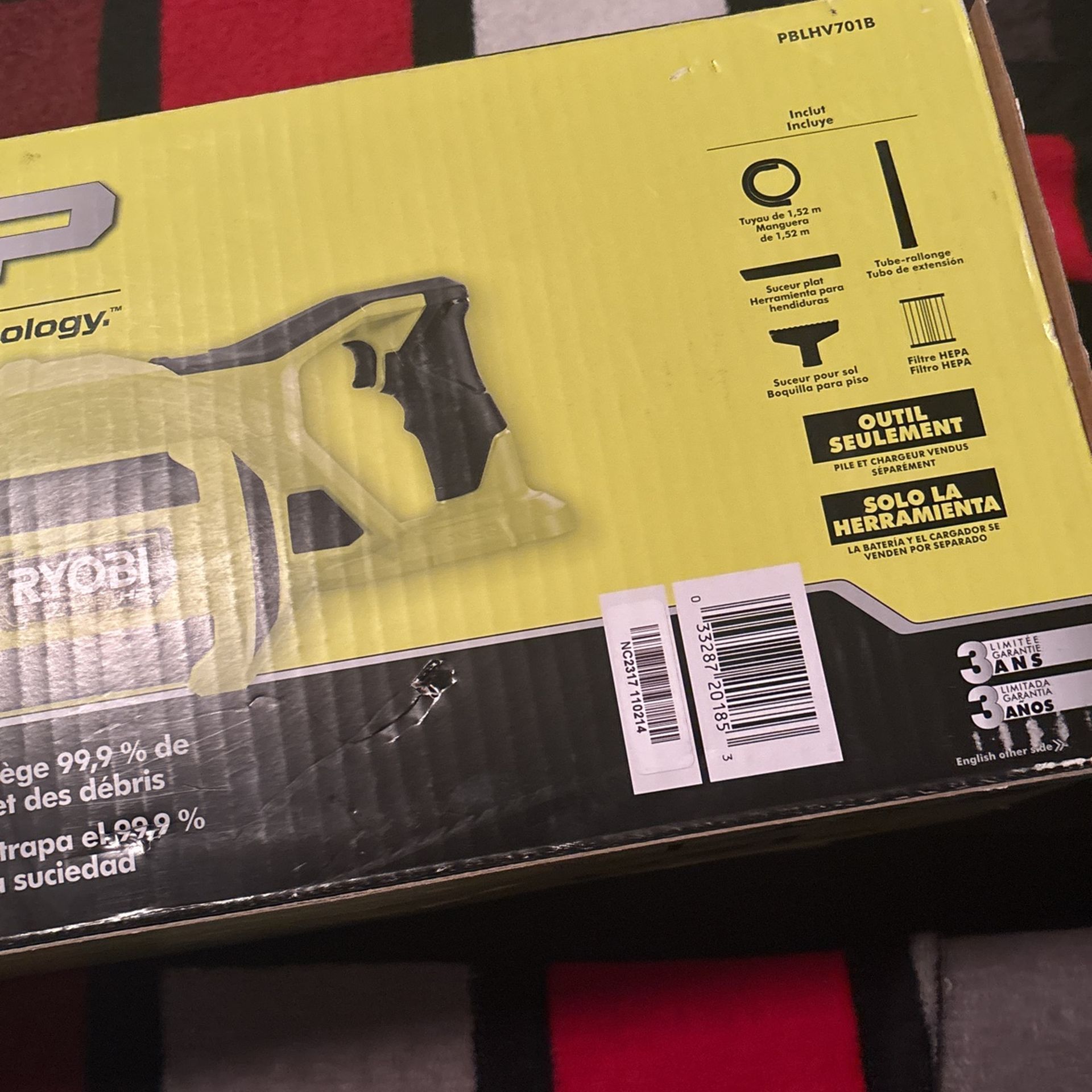 Ryobi Hand Vacuum New
