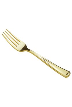 Gold Plastic Forks