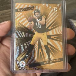 2025 panini will howard gold revolution rookie card