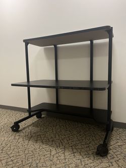 Computer Desk / Hobby Station / Work Bench On Wheels