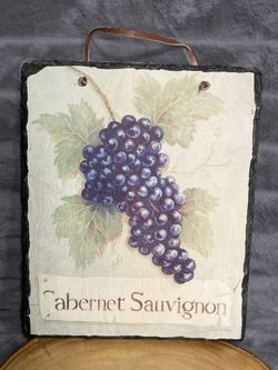 Cabernet Sauvignon Wall Sign