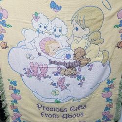 Precious moments throw