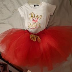 2nd Birthday outfit with tutu