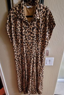 Brand New Nine West Cheetah XL Dress