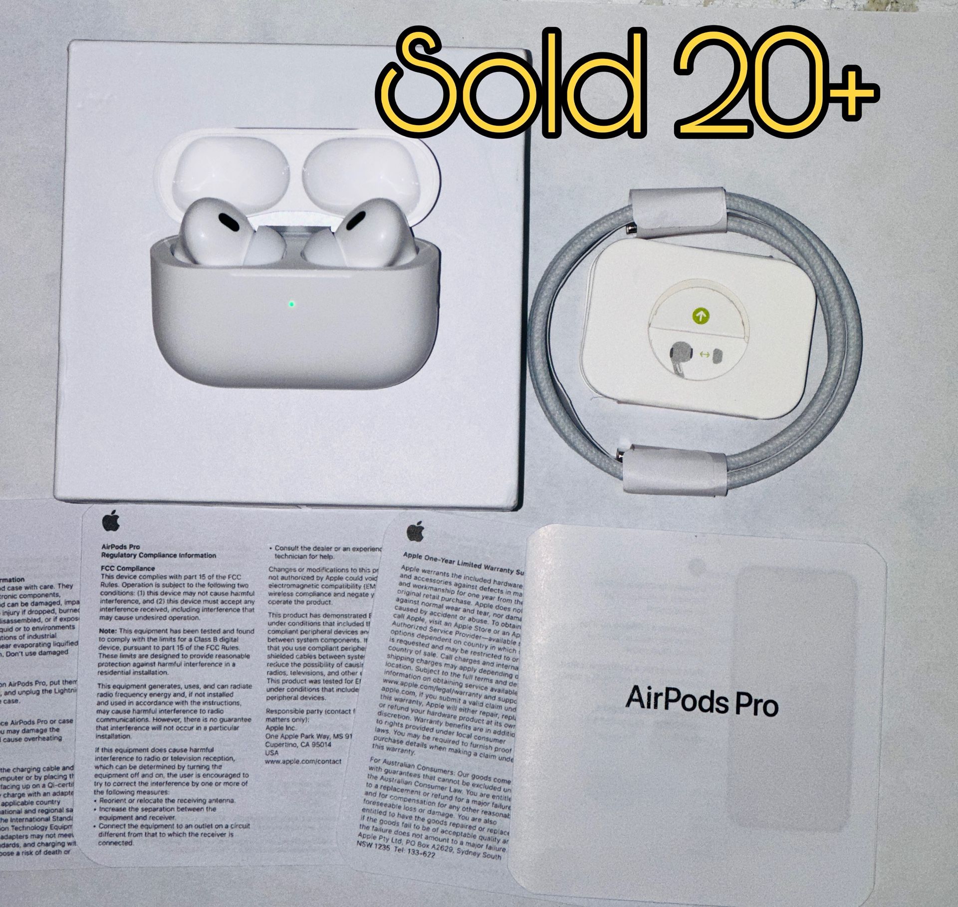 Apple Airpods Pro 2 (With Apple Warranty)