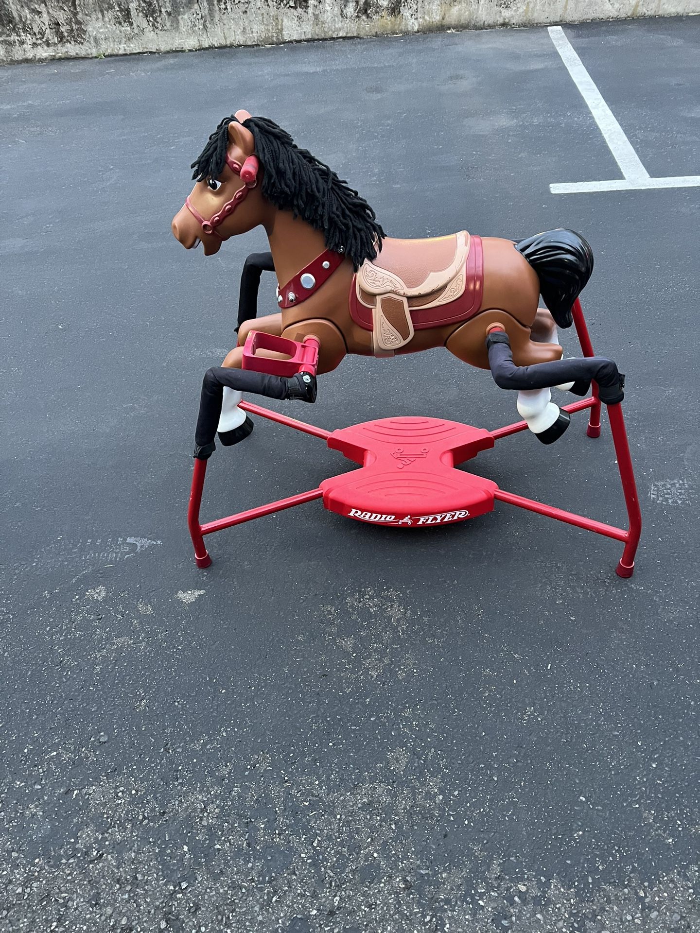 Radio Flyer Blaze Interactive Spring Rocking Horse with Sounds