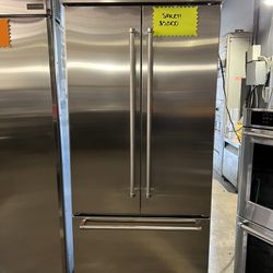 kitchen aid built in refrigerator high end 36 wide