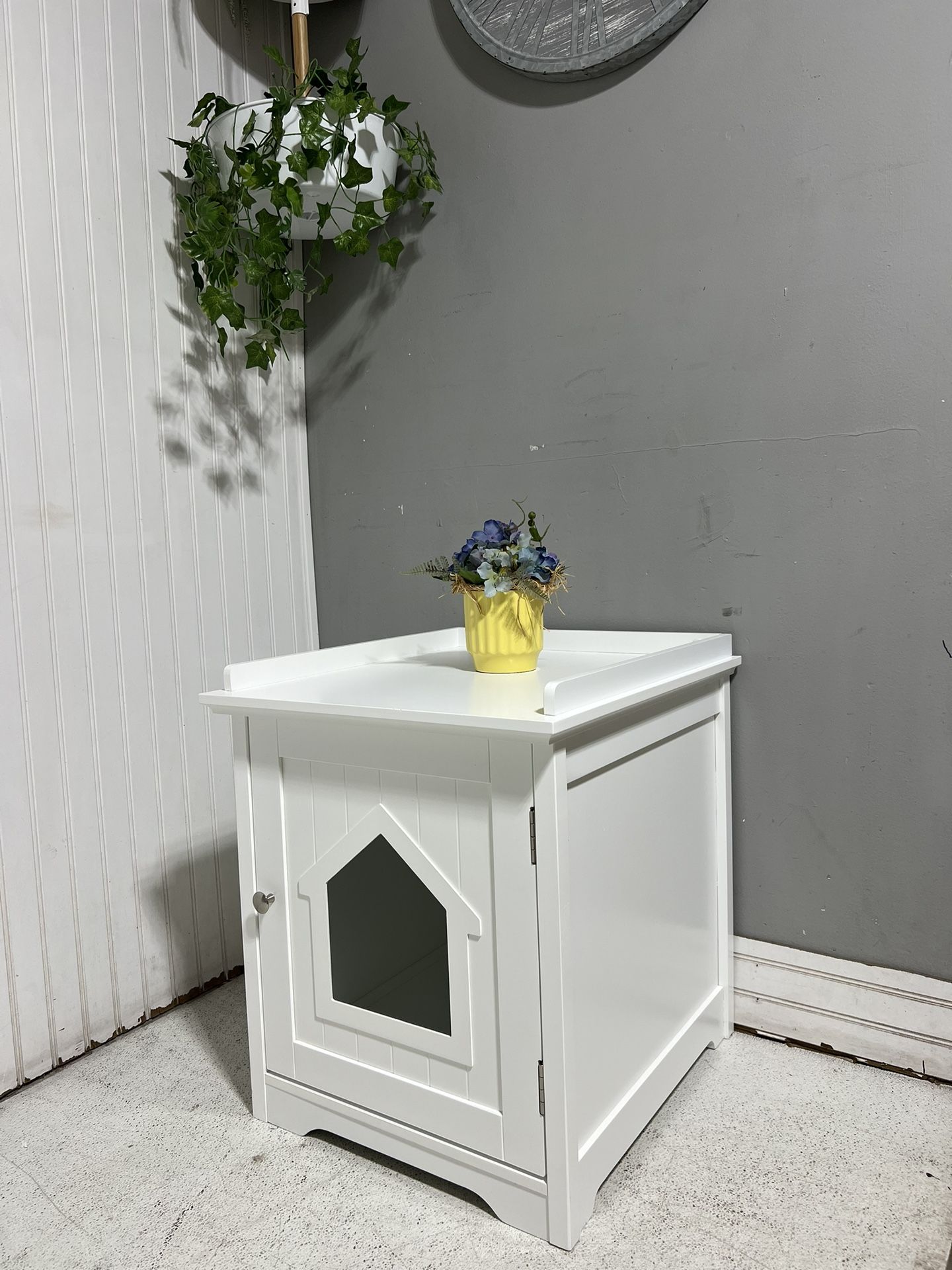 Cat Litter Box Side Table
