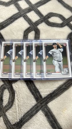Tarik Skubal 1st Bowman Rookie cards !!! 5 card bundle!!
