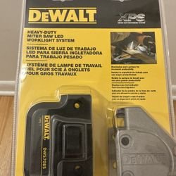 DeWalt DWS7085 Heavy Duty Miter Saw LED Worklight