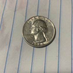 1964 silver quarter with doubling 