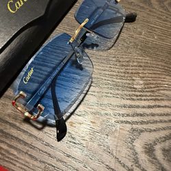 Cartier Glasses Blue