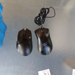 Razer Basilisk X hyperspeed & Deathadder Gaming Mouse 