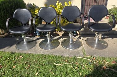 Four Barbershop Chairs
