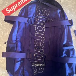 Fw18 Supreme Purple Backpack