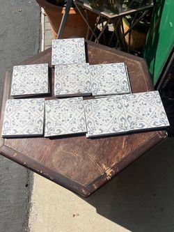 Decorative Ceramic Tiles – Set of 8