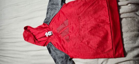 14 a16 añosAdidas Hoodie Red and Gray