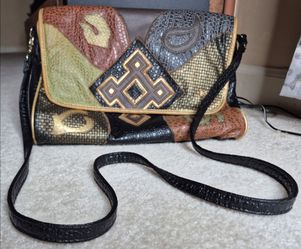 Patchwork Leather Crossbody Bag