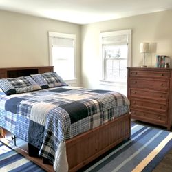 Pottery barn queen bed cheap set