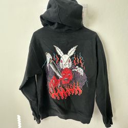 Praying Rabbit men size S hoodie