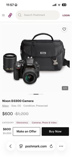 Nikon camara d3300