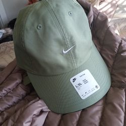 Green Nike Cap New L/XL ADULT 