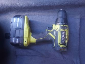 Ryobi 18V Power Drill And 1 Lithium 4ah Battery