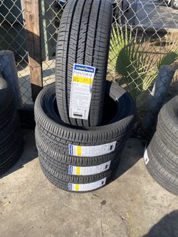 SET FOUR NEW TIRES GOODYEAR 205/55/16 BRAND NEW $360 PRICE INCLUDES PROFESSIONAL INSTALLATION AND TAX