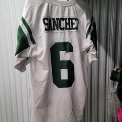 Authentic NFL stitched New York Jets Mark Sanchez Jersey 