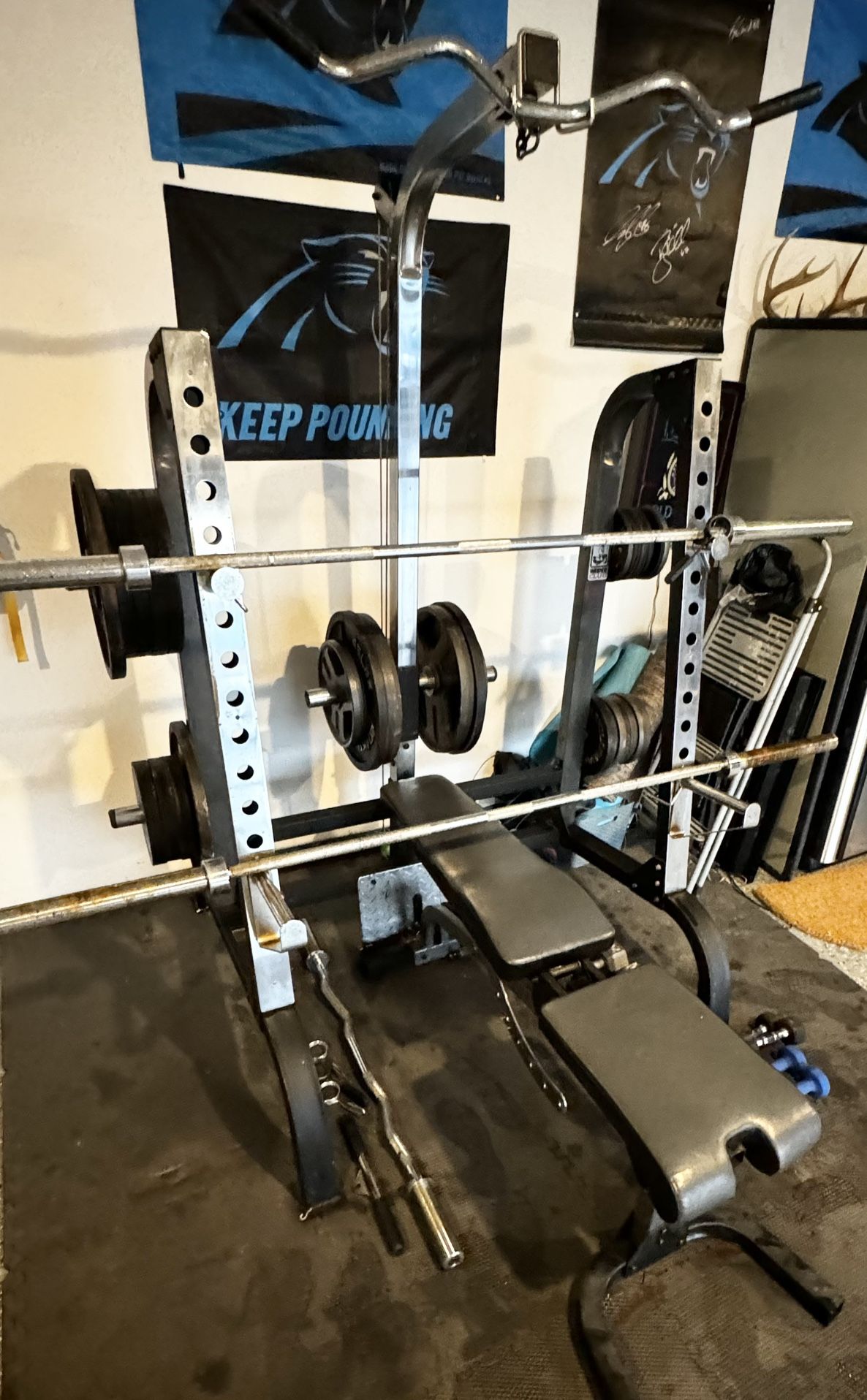 Home gym, Iron Plates Free Weights