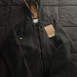 Burberry Zip Up Black 